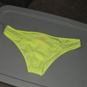 (J35) Victoria's Secret Yellow Bikini Bottom Swimwear